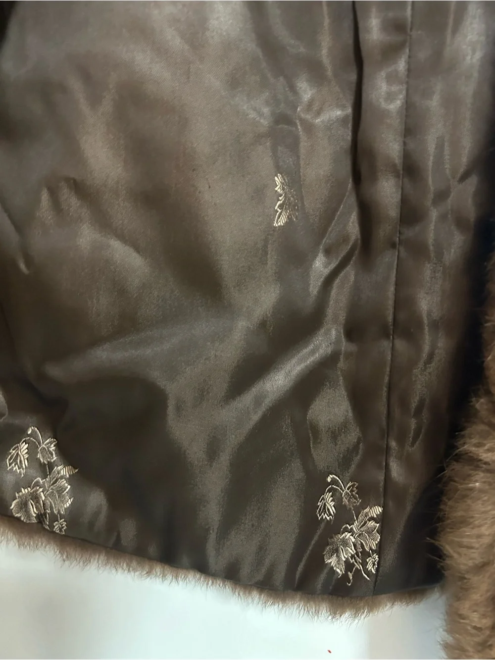 Luxury Mid Century 1950s Brown Mink Fur Shawl Wrap Stole